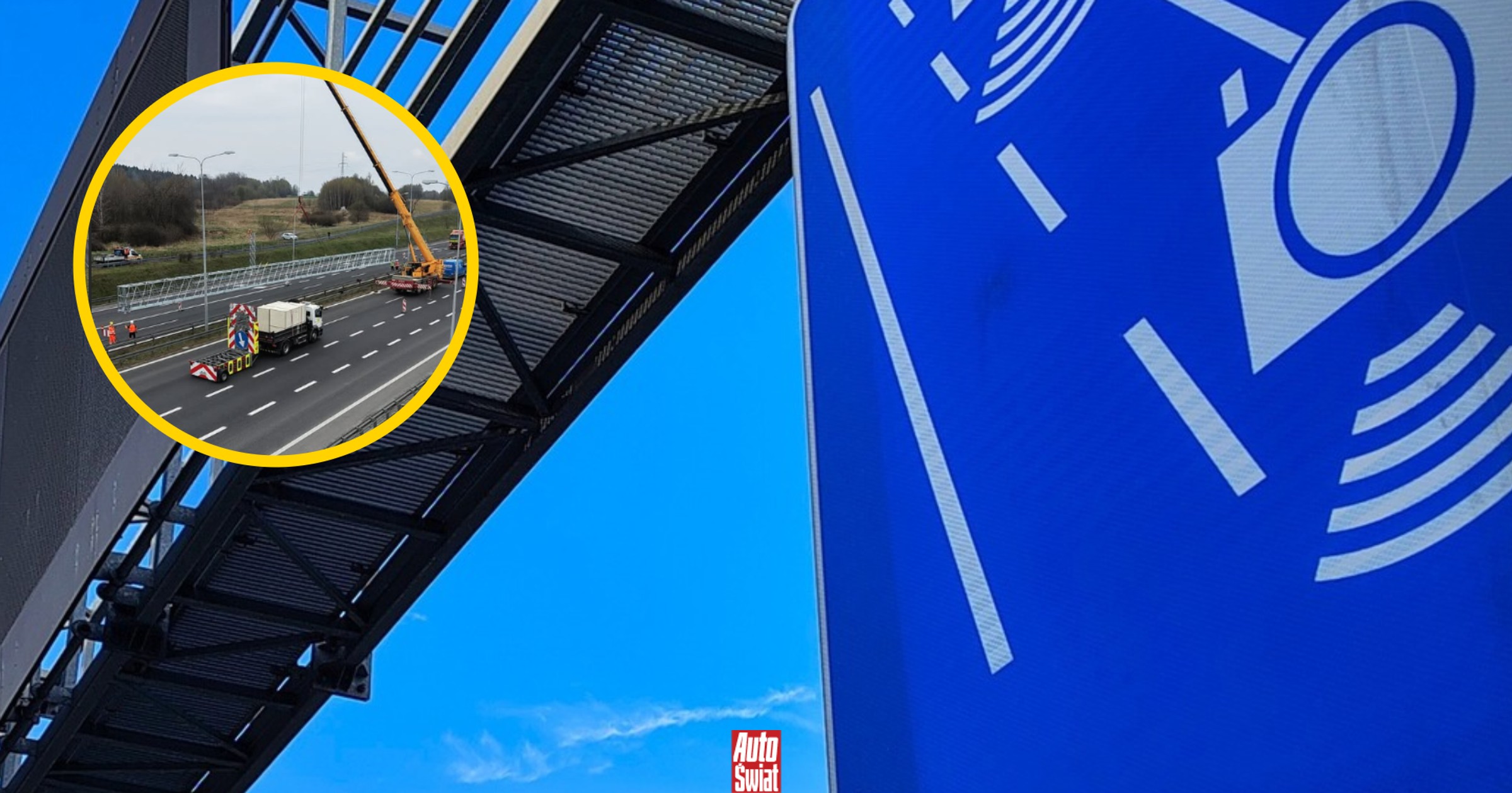 Będzie nowy odcinkowy pomiar prędkości na S7. Montaż już się zaczął