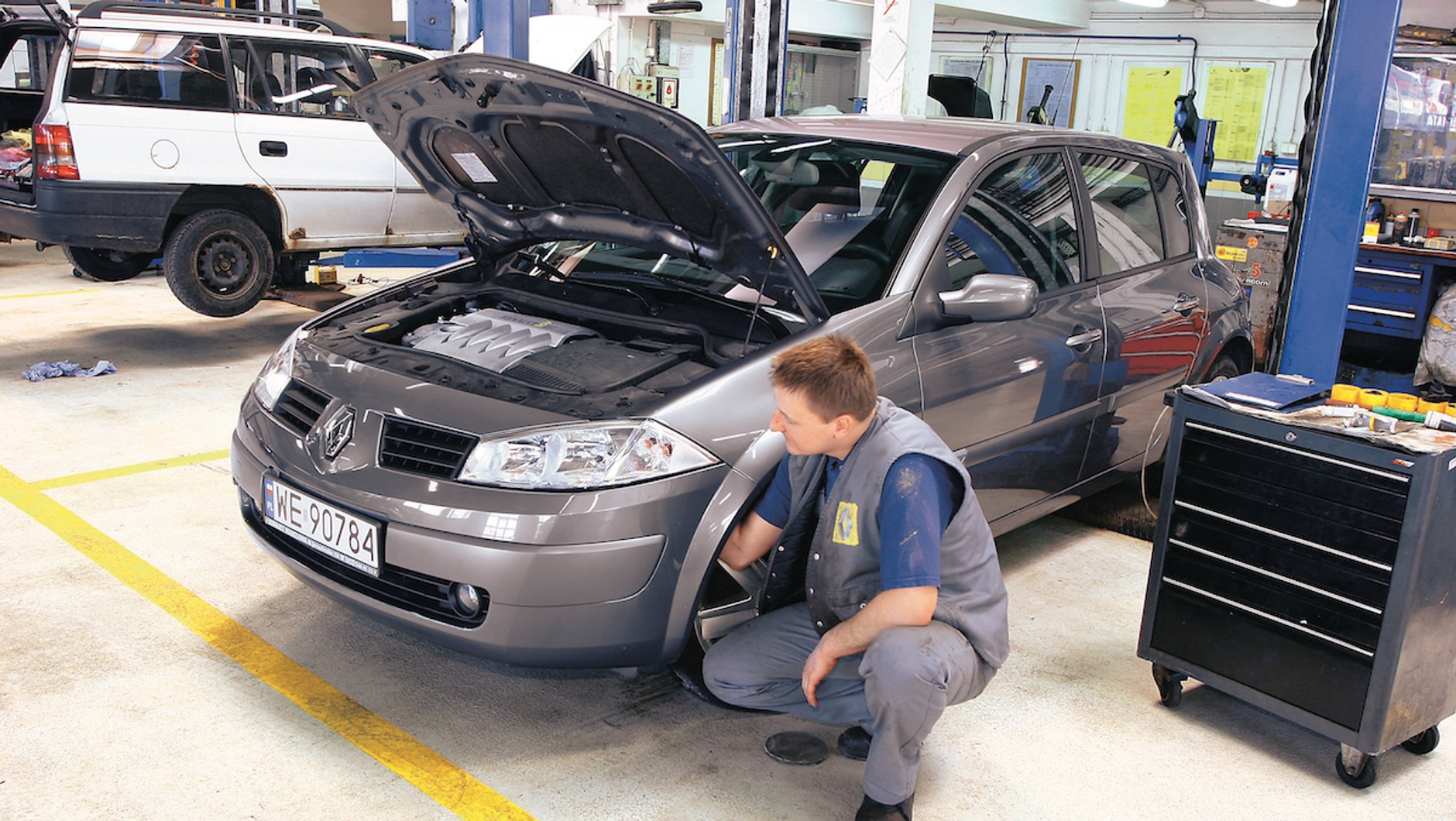 Wymiana żarówki w Renault Megane II