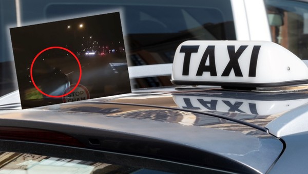 Taksówkarz wymusił pierwszeństwo? To nagranie podzieliło internautów