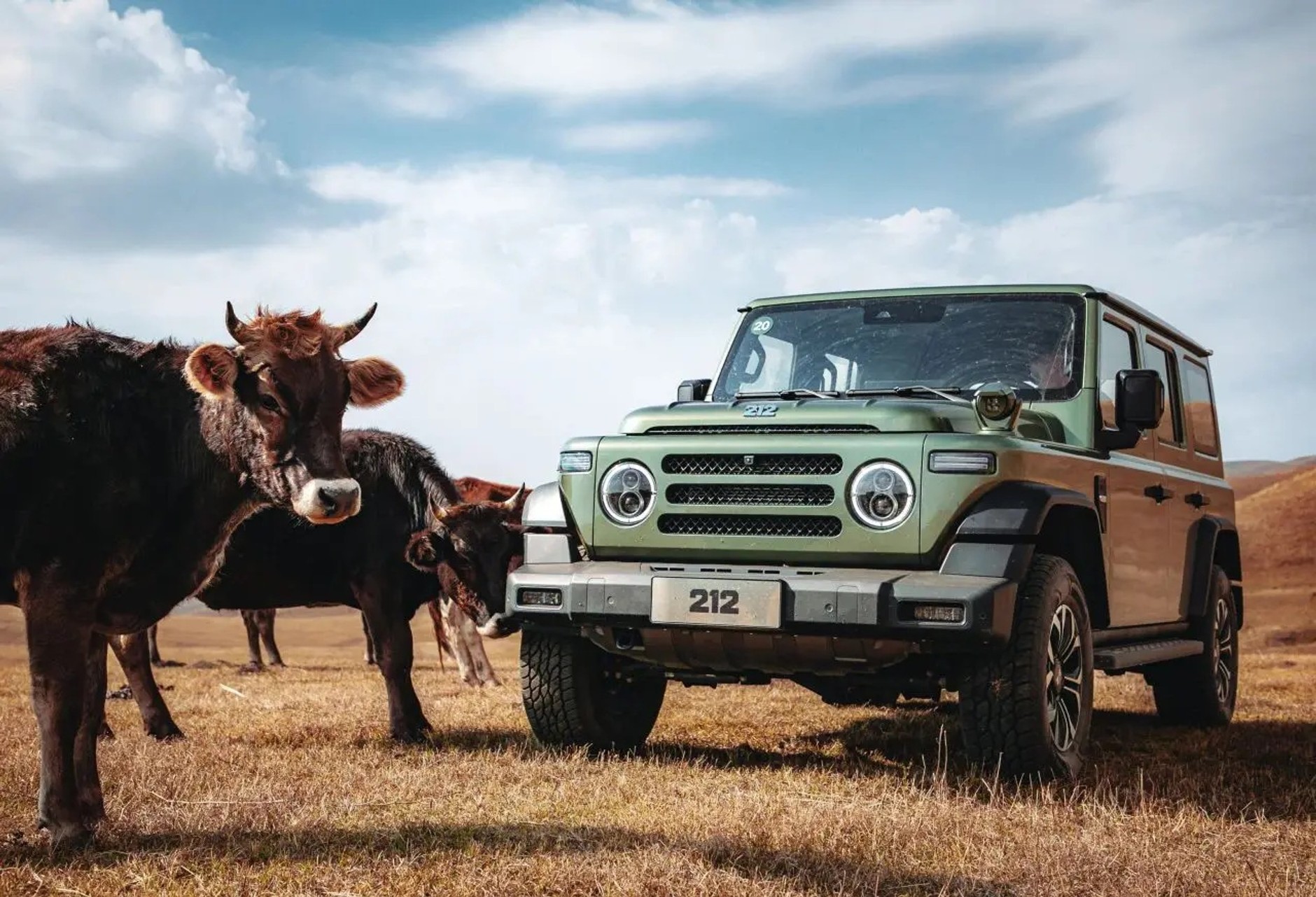 Chińskie auto terenowe 212 T01 firmy BAW