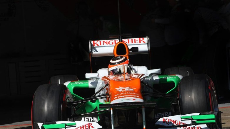 Testy F1 Barcelona: Hulkenberg liderem w tabeli drugiego dnia