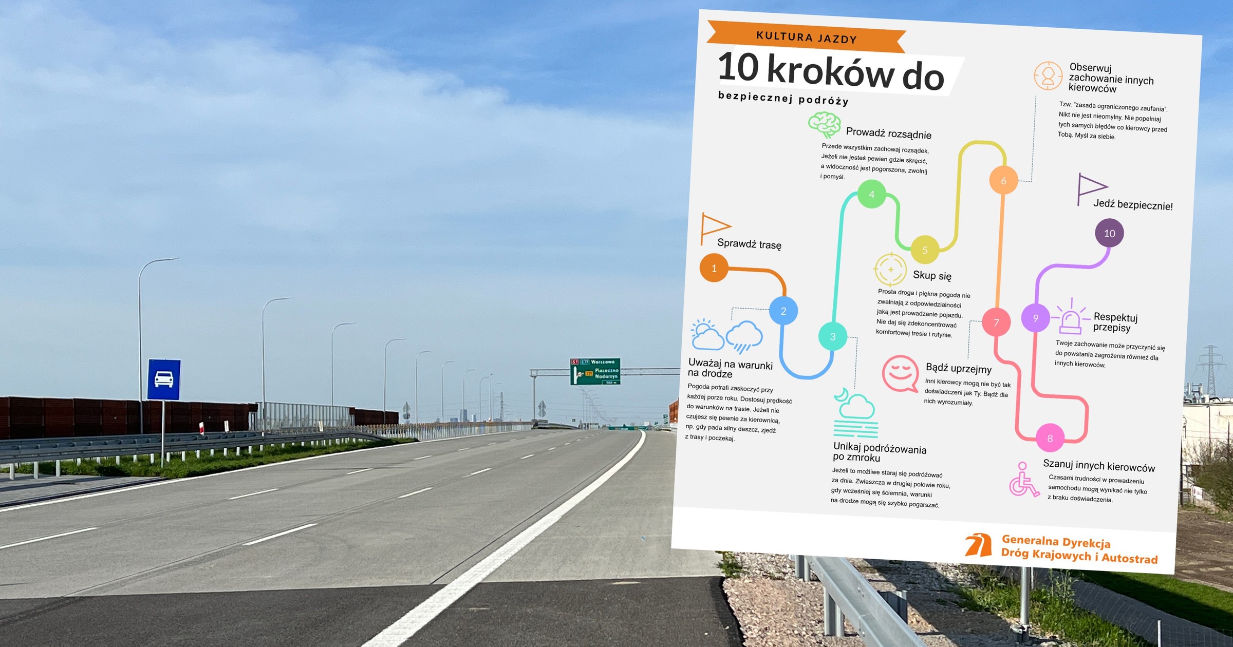 GDDKiA przypomina zasady bezpiecznej podróży
