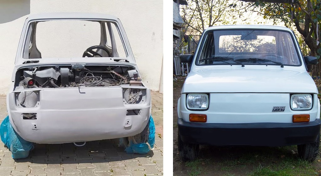 Turecki youtuber zachwycił renowacją 32-letniego fiata 126p