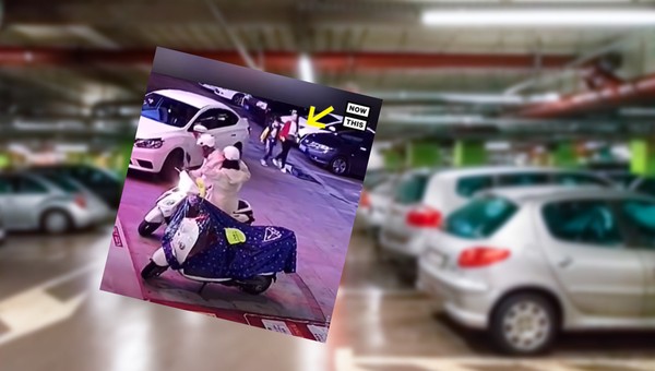 Mama z dziećmi przechodziła przez parking. Nagle auto cofnęło i... to była sekunda!