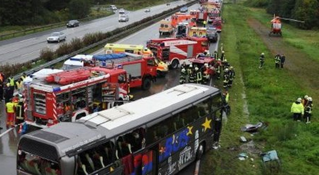 Tragiczny wypadek polskiego autokaru pod Berlinem
