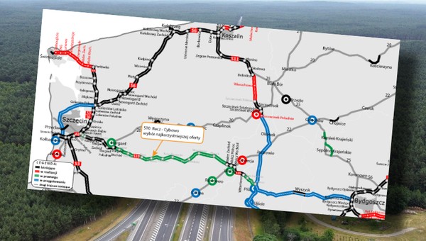 Łatwiejszy dojazd do Szczecina. GDDKiA wyłoniła wykonawcę kolejnego odcinka