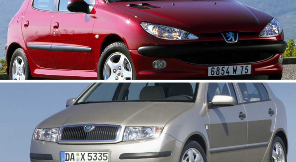 Skoda Fabia vs Peugeot 206