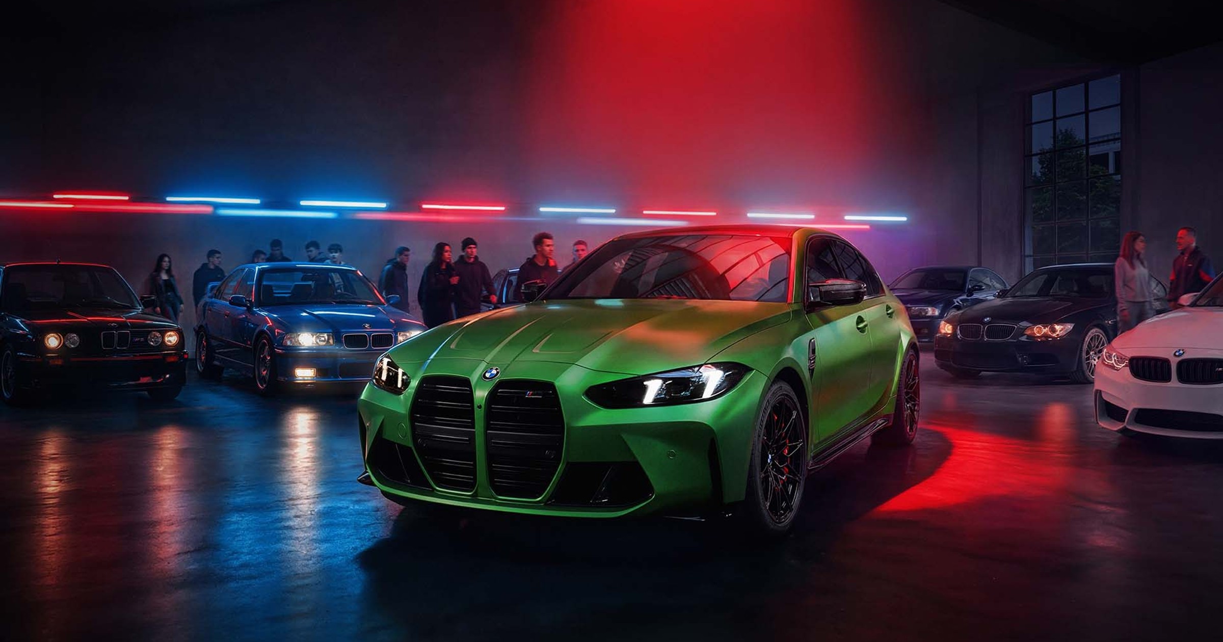 BMW M Festival - 40 lat BMW M3 na ulicy Elektryków w Gdańsku.