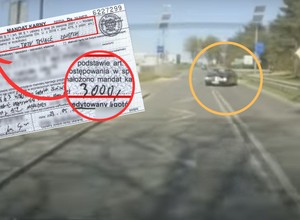 Kierowca Mercedesa zrobił show na drodze. Właściciel nie ujawnił policjantom prowadzącego
