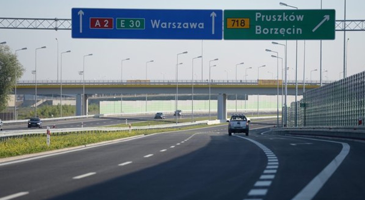 Powstanie trzeci pas na autostradzie A2 Warszawa-Łódź