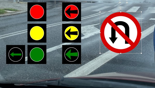 Sygnalizatory i znaki drogowe