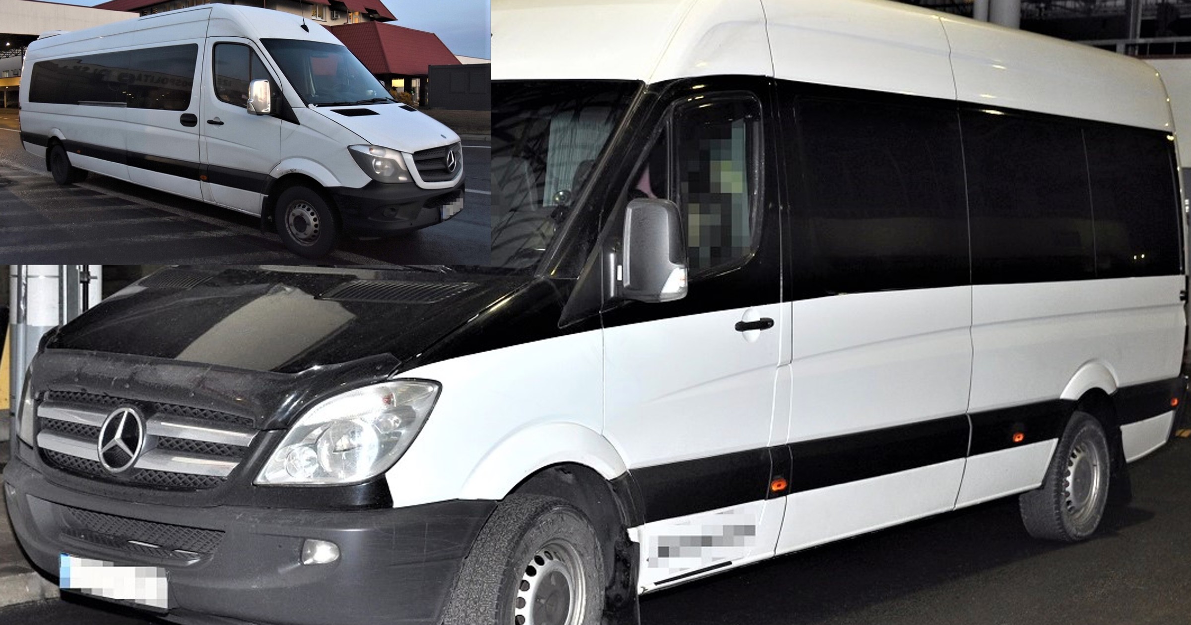 Mercedesy zatrzymane przez Straż Graniczną w Korczowej