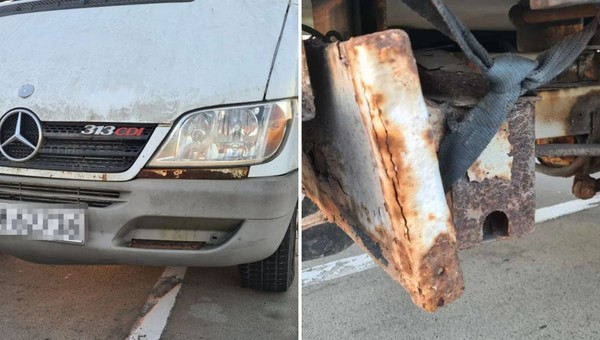Policjantom wystarczył rzut oka na Mercedesa. Od razu wezwali lawetę