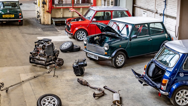 Klasyczne Mini z napędem elektrycznym