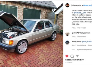 Mercedes 190 z silnikiem 6.0 V12