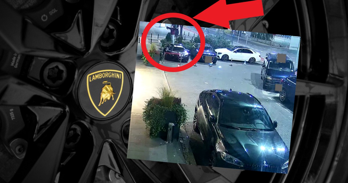 Uszkodził luksusowe Lamborghini w Warszawie (fot. screen: Komenda Powiatowa Policji w Pruszkowie)
