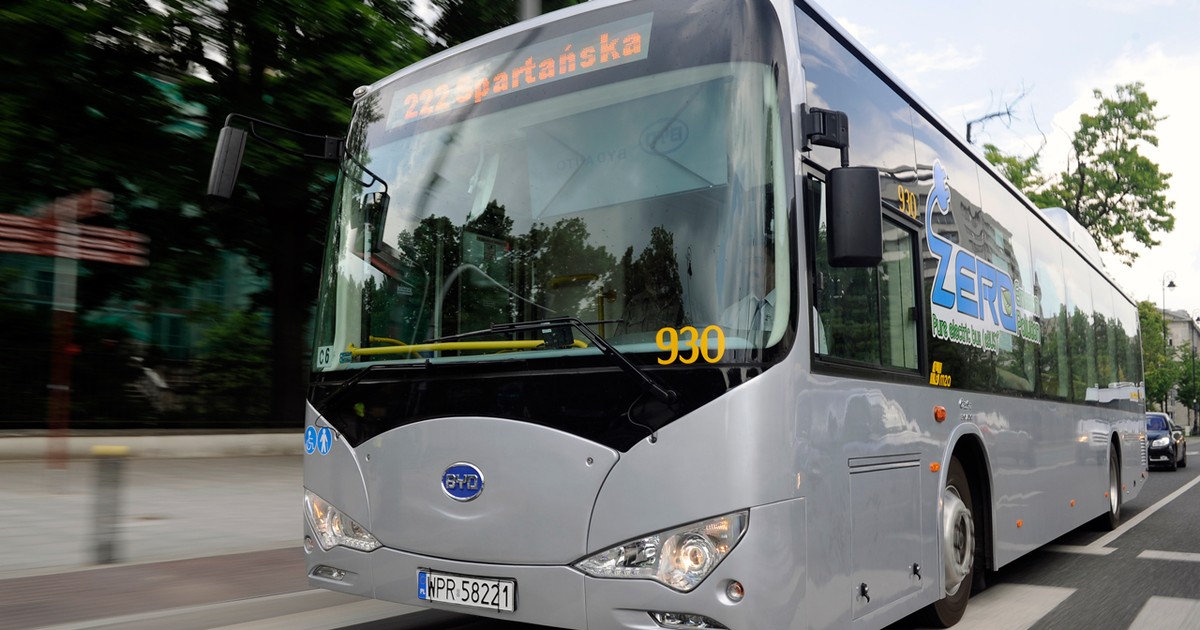 BYD K9 - chiński elektryczny autobus w Warszawie