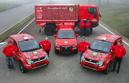 Panda Cross na trasie rajdu "Dakar 2007"