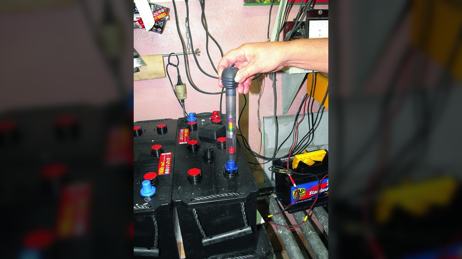 Pomiar gęstości elektrolitu