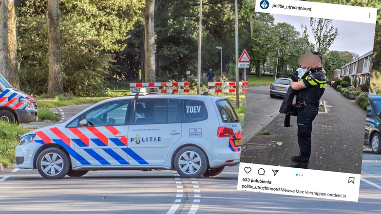 Chłopiec szedł boso po mieście. Policjanci odkryli, co zrobił wcześniej (fot. instagram.com/@politie_utrechtnoord)