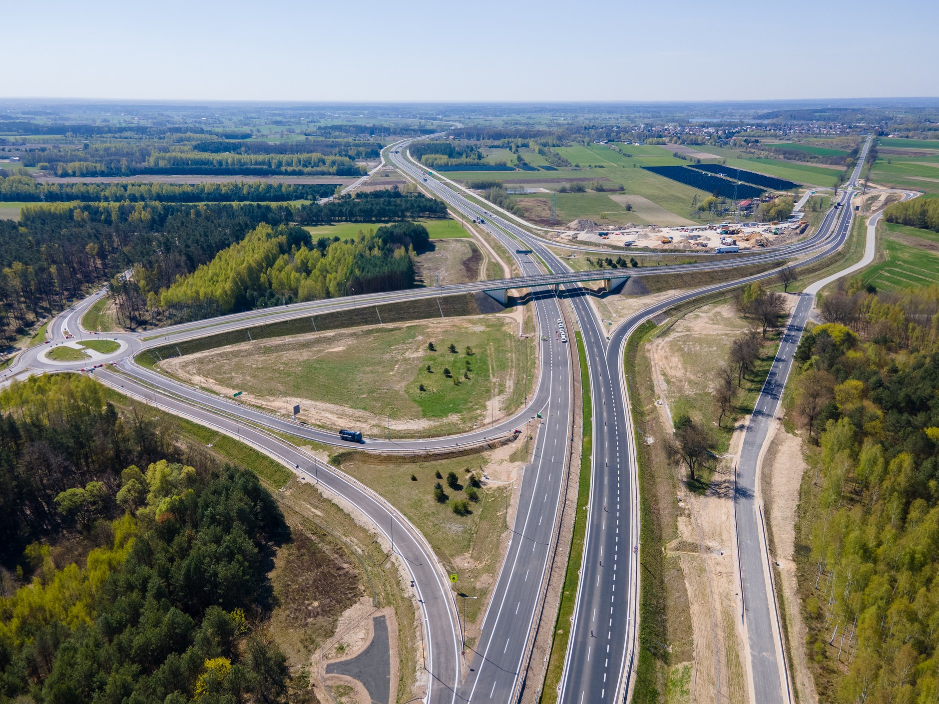Budowa drugiej jezdni obwodnicy Kocka i Woli Skromowskiej zbliża się do końca