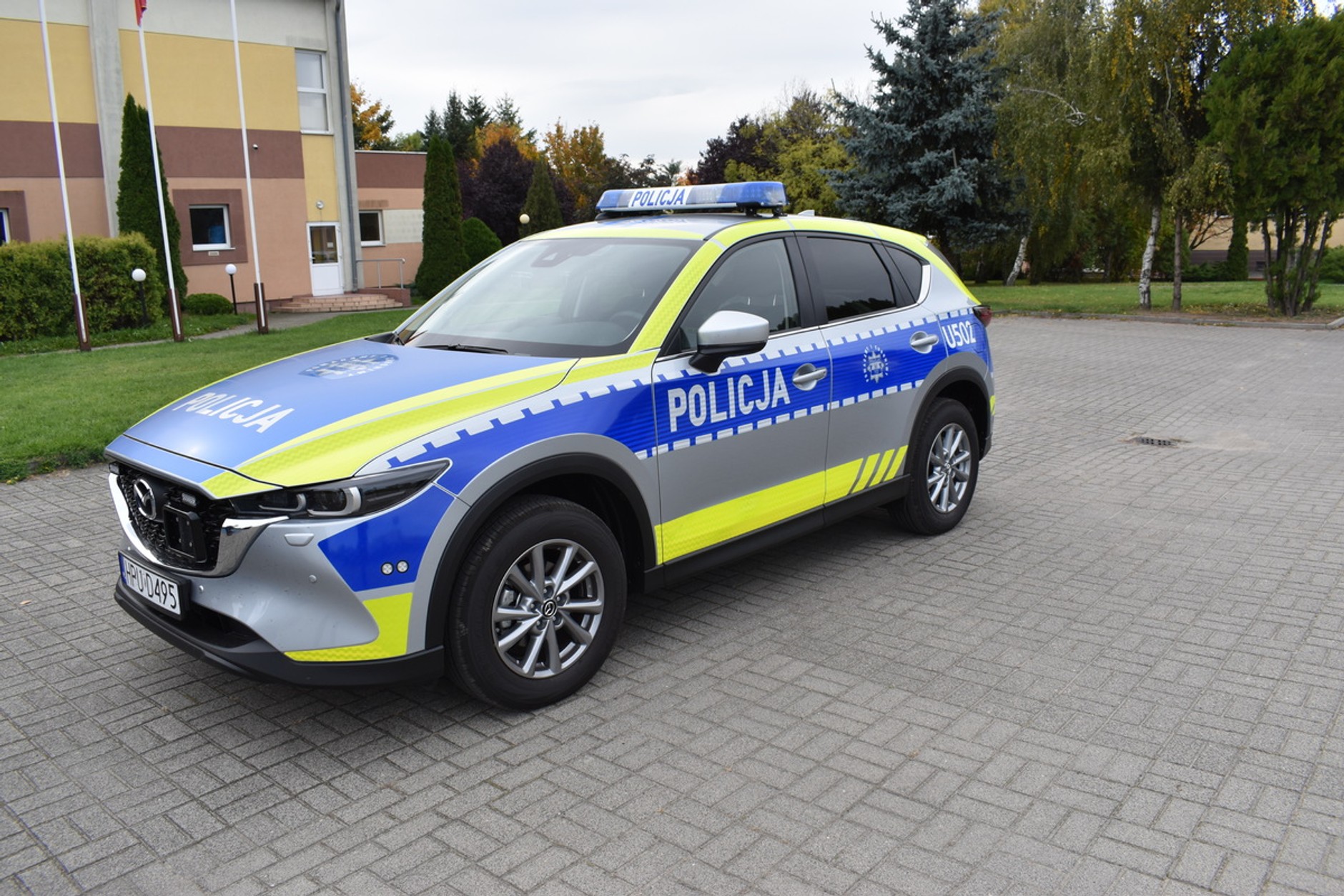 Mazda CX-5. Radiowóz policji w nowym malowaniu