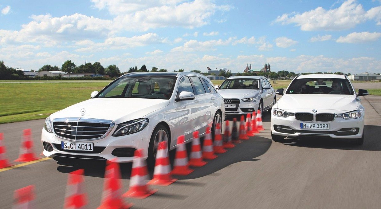 Porównanie w klasie premium: Audi A4 Avant, BMW 320d Touring, Mercedes klasy C kombi