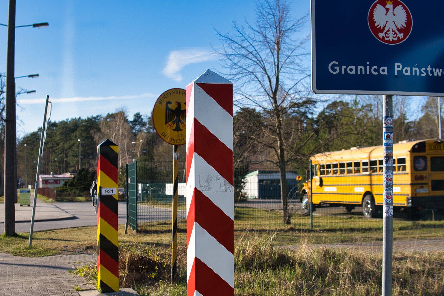 Granica polsko-niemiecka - zdęcie ilustyracyjne