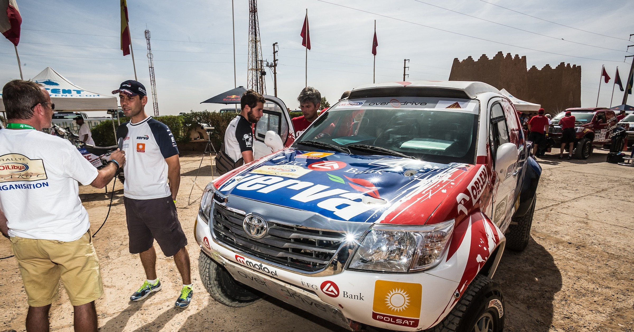 Rallye du Maroc: Przygoński kończy etap bez hamulca