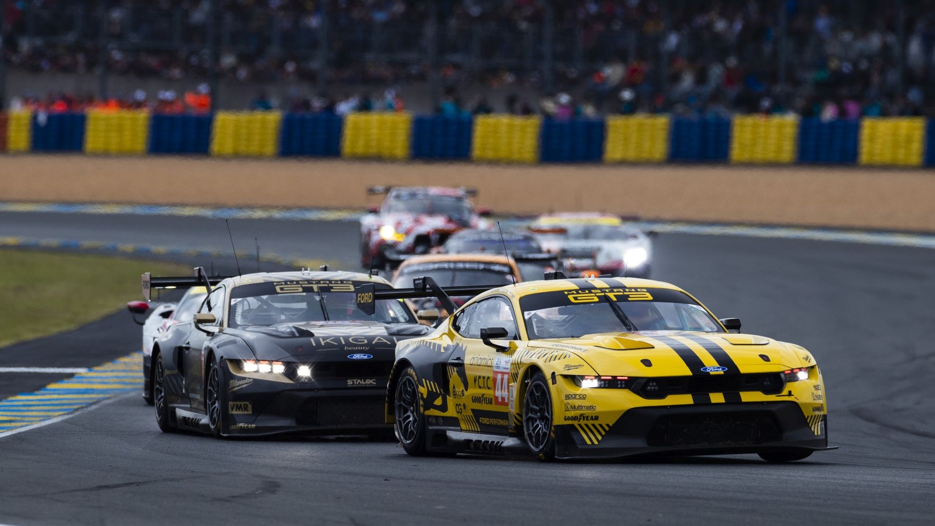 Ford Mustang GT3 podczas wyścigu 24h Le Mans 2024