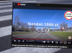 Policjant "ukarany" za popełnienie poważnego wykroczenia [WIDEO]