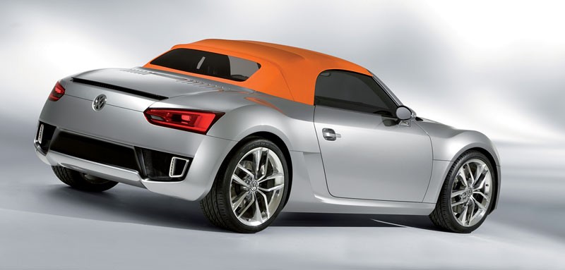 Detroit 2009: Volkswagen Concept BlueSport – mały roadster z dieslem przed tylną osią