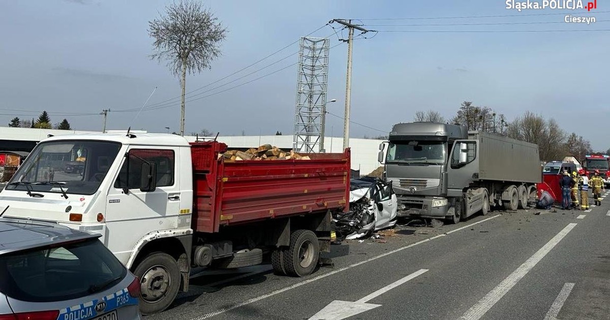 Wypadek w Ustroniu