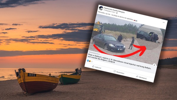 Wszyscy przecierali oczy ze zdumienia. Policjantom tłumaczył, że "nie widział znaku"