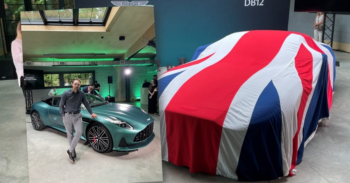 Aston Martin DB12 na polskiej premierze w Warszawie