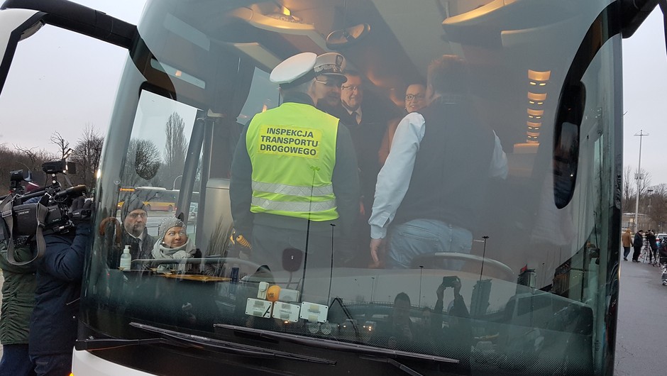 Akcja "Bezpieczny autokar - ferie 2019"