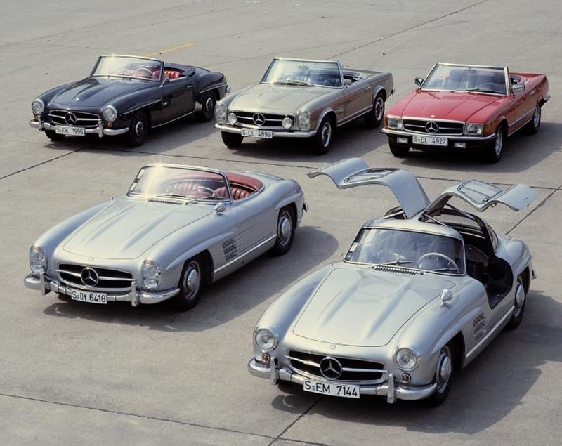Mercedes 300SL na zdjęciach