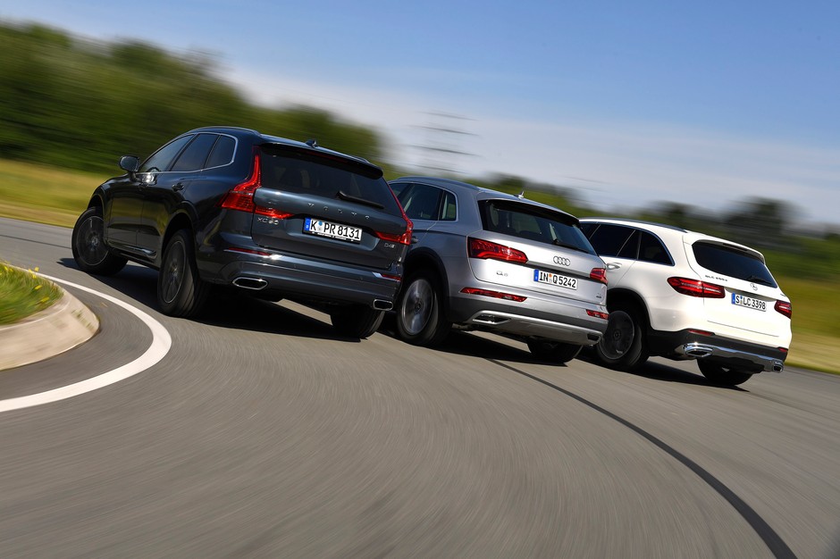 Porównanie na szczycie: nowe Volvo XC60 vs nowe Audi Q5 i Mercedes GLC