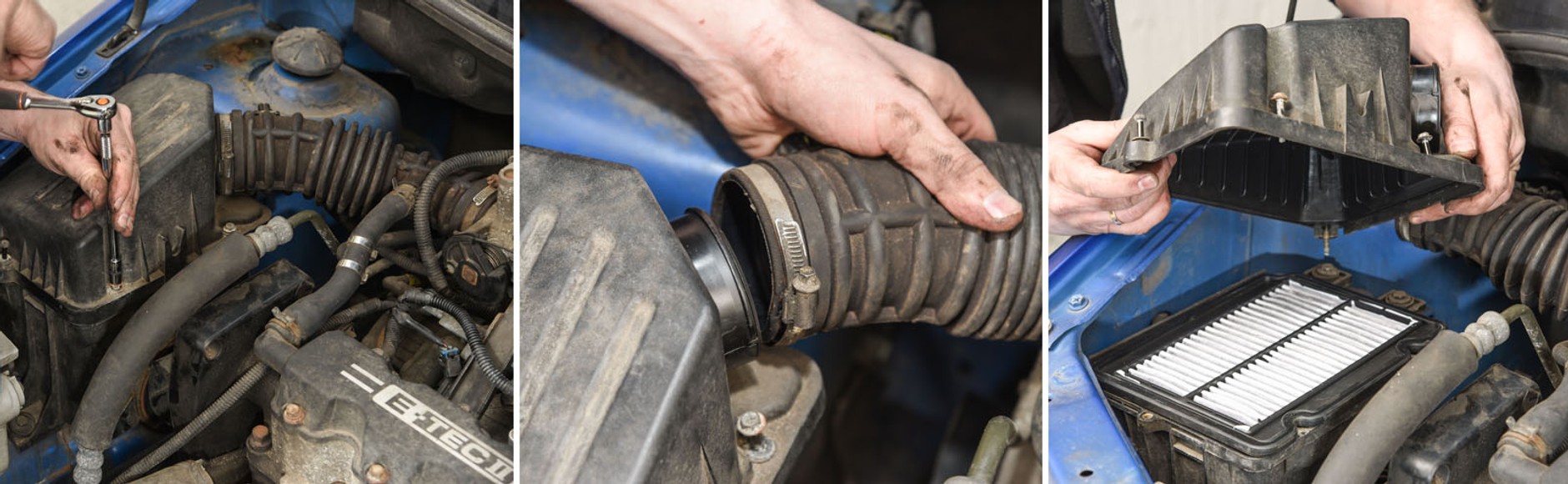 Serwis Chevroleta Aveo 1.4: filtr powietrza