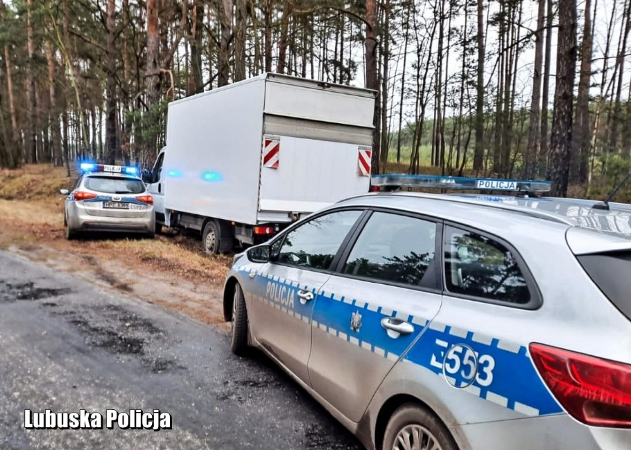 Skradziony Fiat Ducato zatrzymany przez lubuskich policjantów
