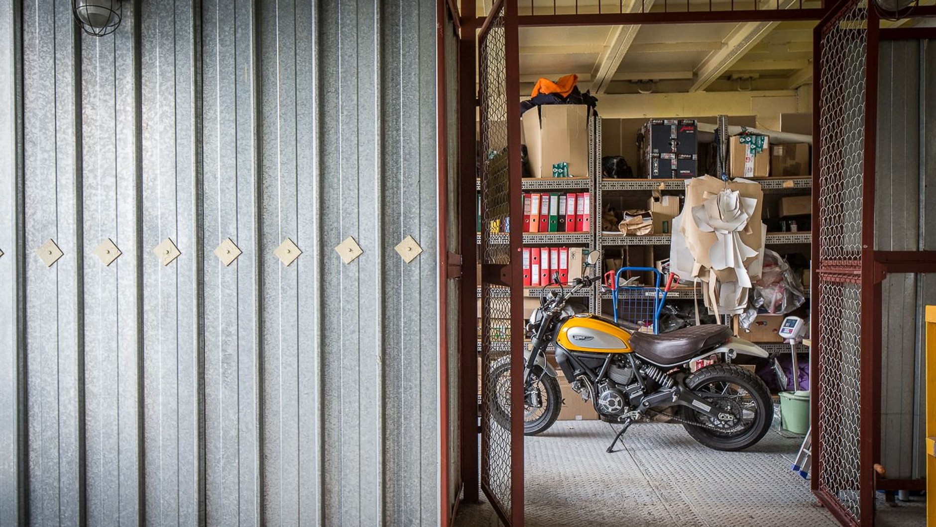 Scrambler Ducati czeka na malowanie i przeróbki