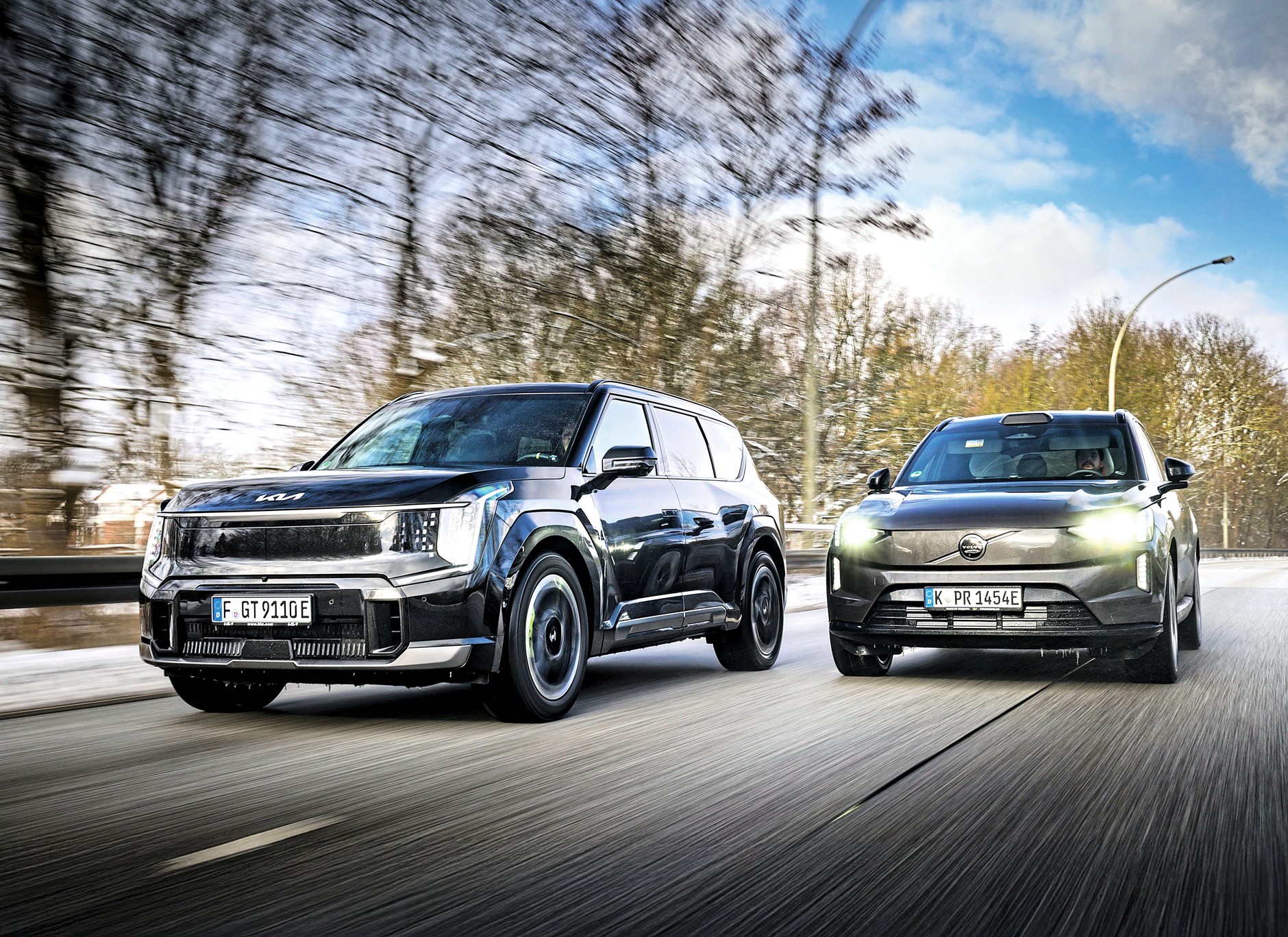 Kia EV9 kontra Volvo EX90