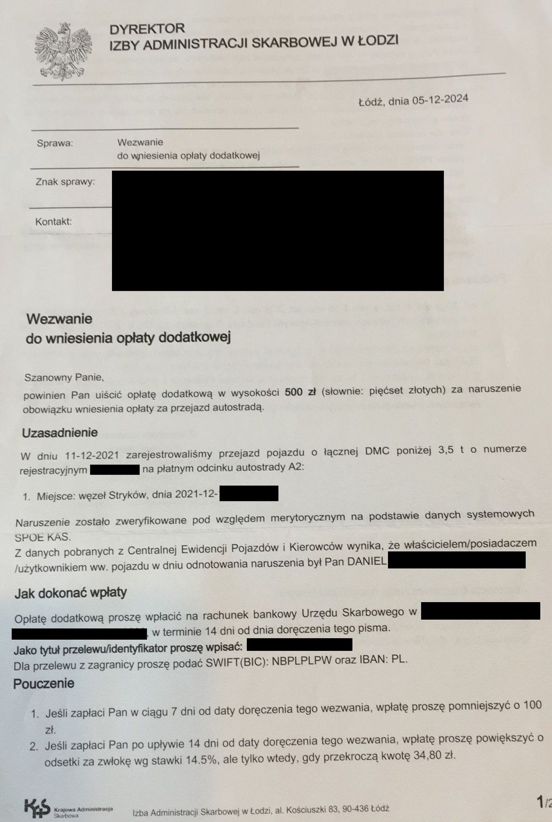 Od takiego wezwania trudno się wykręcić