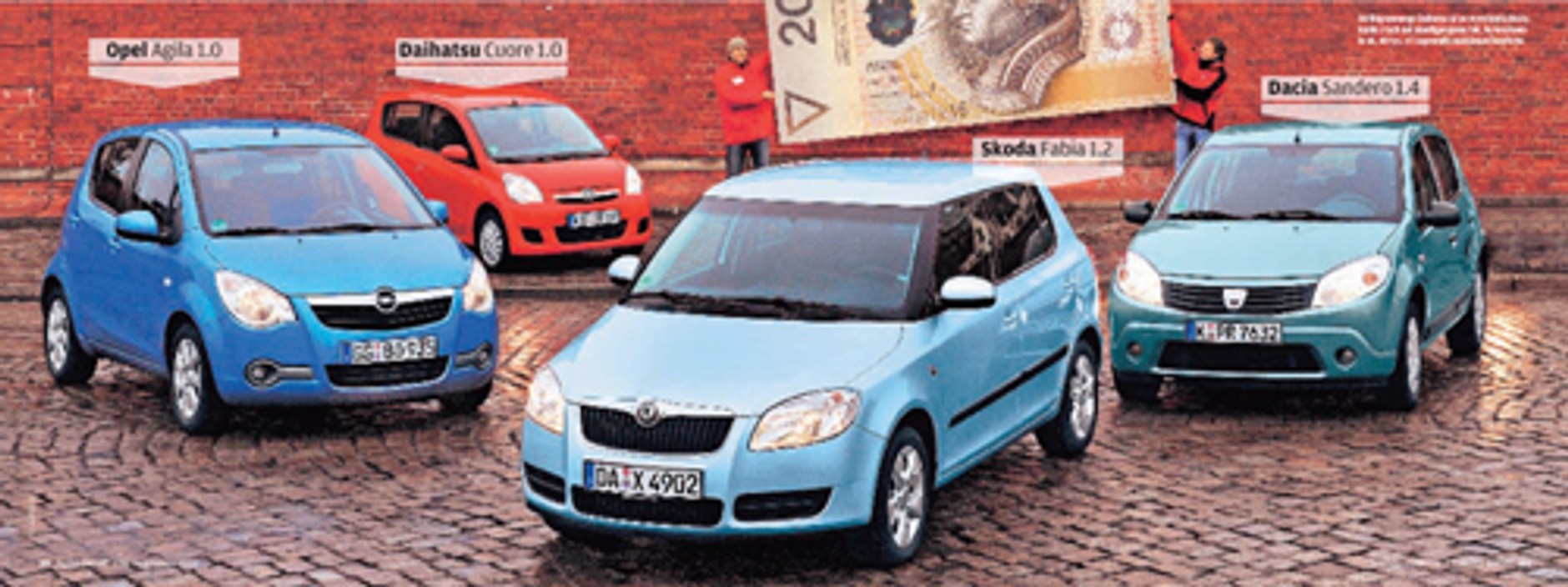 Kupujemy auto za 40 tys. zł - Radzimy co wybrać, Opla Agilę, Daihatsu Cuore, Skodę Fabię czy Dacię Sandero?