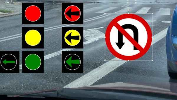 Sygnalizatory i znaki drogowe