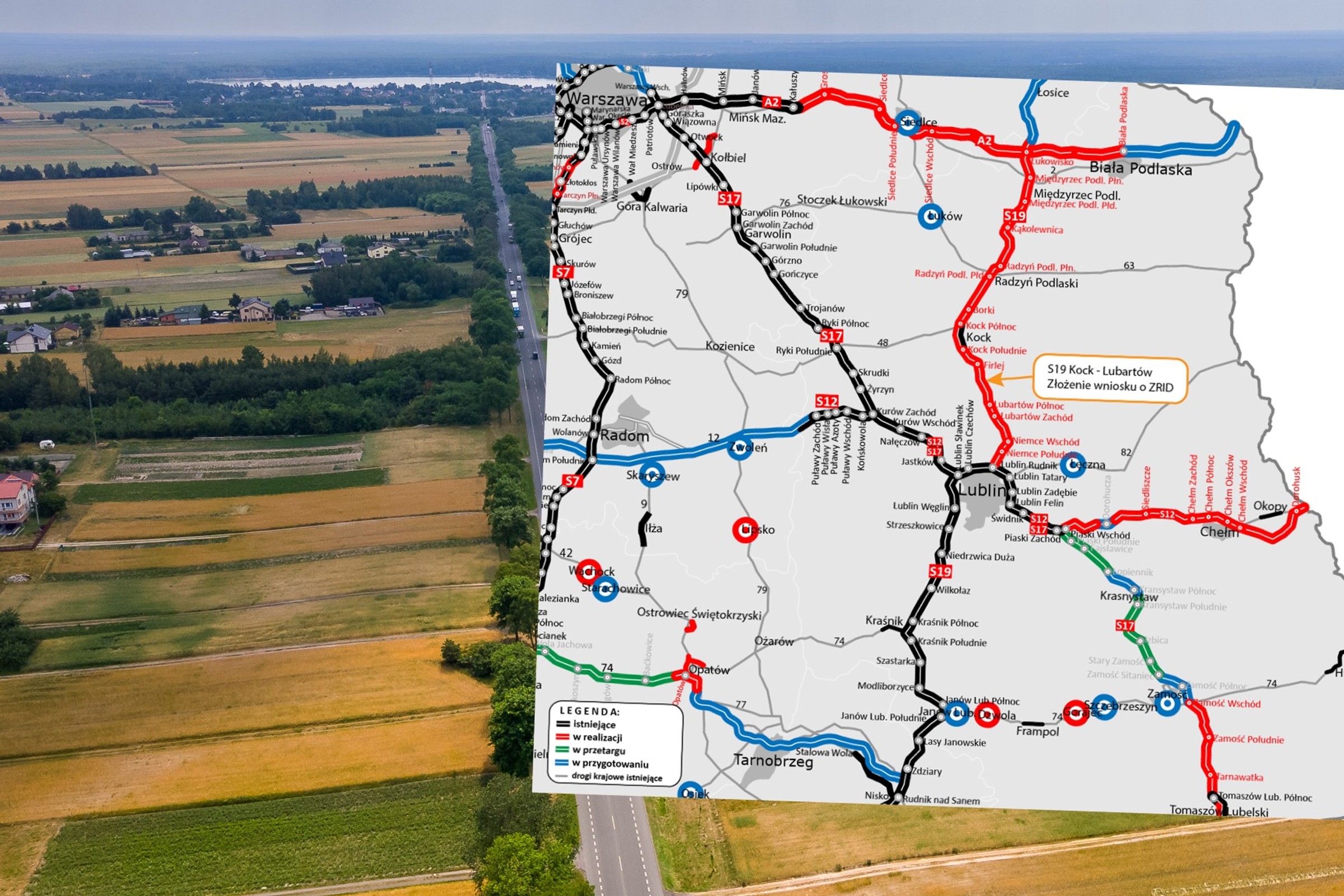 Wiemy, kiedy ruszy budowa S19 na Mazowszu. GDDKiA ogłosiła przetarg