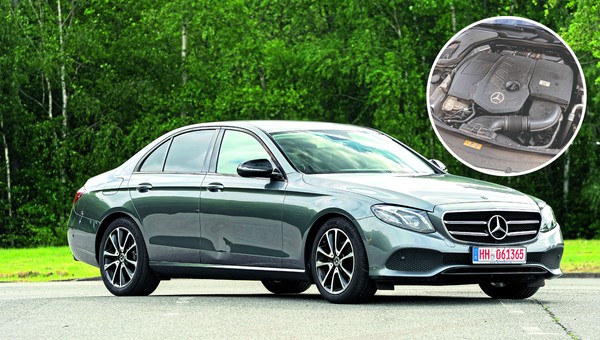 Duże auto z małym silnikiem: Mercedes W213 w wersji E200d po liftingu ma tylko 1.6 l pojemności. Osiągi są przyzwoite. Co z trwałością?