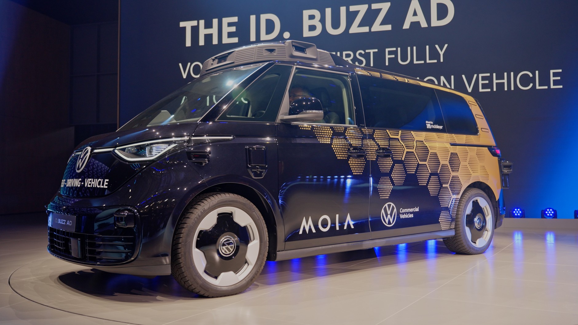 Autonomiczny Volkswagen ID. Buzz