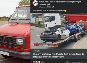 Polak stworzył rekordowo długą lawetę na bazie popularnego modelu. Co za widok