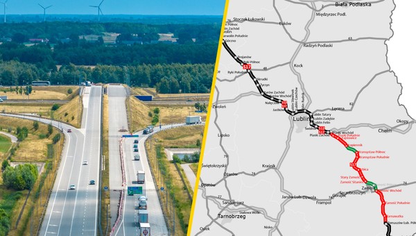 Droga S17 na mapie. Stan realizacji październik 2026 r.